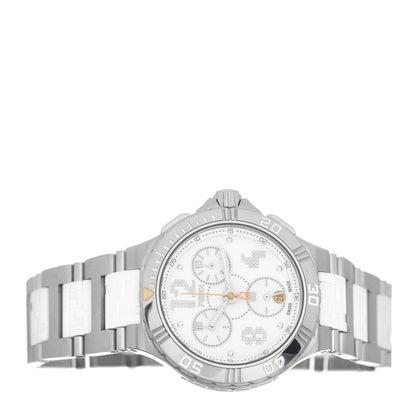 Fendi Stainless Steel Ceramic Rubber 38mm Chronograph Quartz Watch 2 of 4