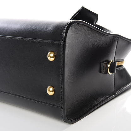 Saint Laurent Calfskin Monogram Baby Cabas Black 6 of 10