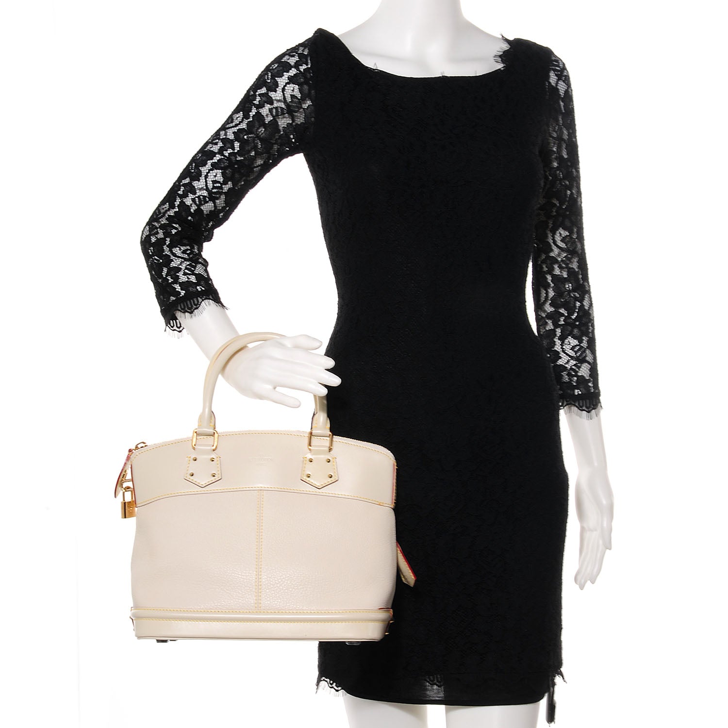 Louis Vuitton Suhali Lockit PM White 2 of 7