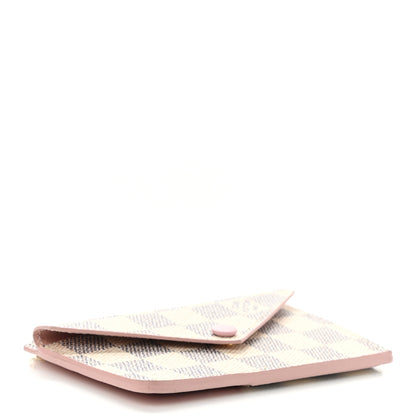 Louis Vuitton Damier Azur Recto Verso Card Holder Rose Ballerine 5 of 7