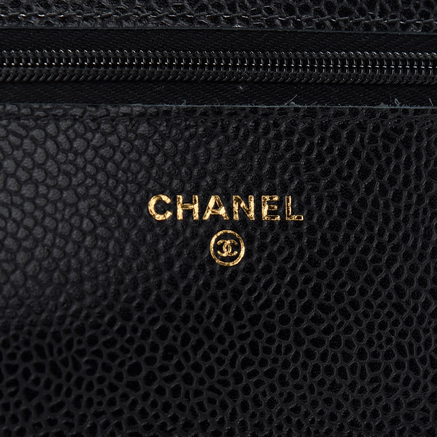 Chanel Caviar Quilted Wallet On Chain WOC Black 6 of 10