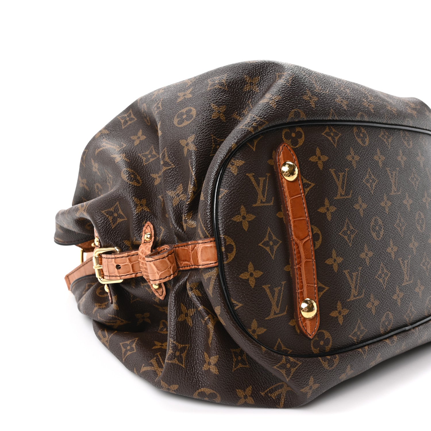 Louis Vuitton Monogram Alligator Trim Mahina XL 9 of 10