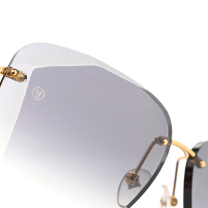 Louis Vuitton Metal Plein Soleil Pilot Sunglasses Z1317W Black 7 of 8