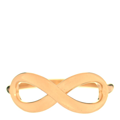 Tiffany 18K Yellow Gold Infinity Ring 53 6.25 1 of 4