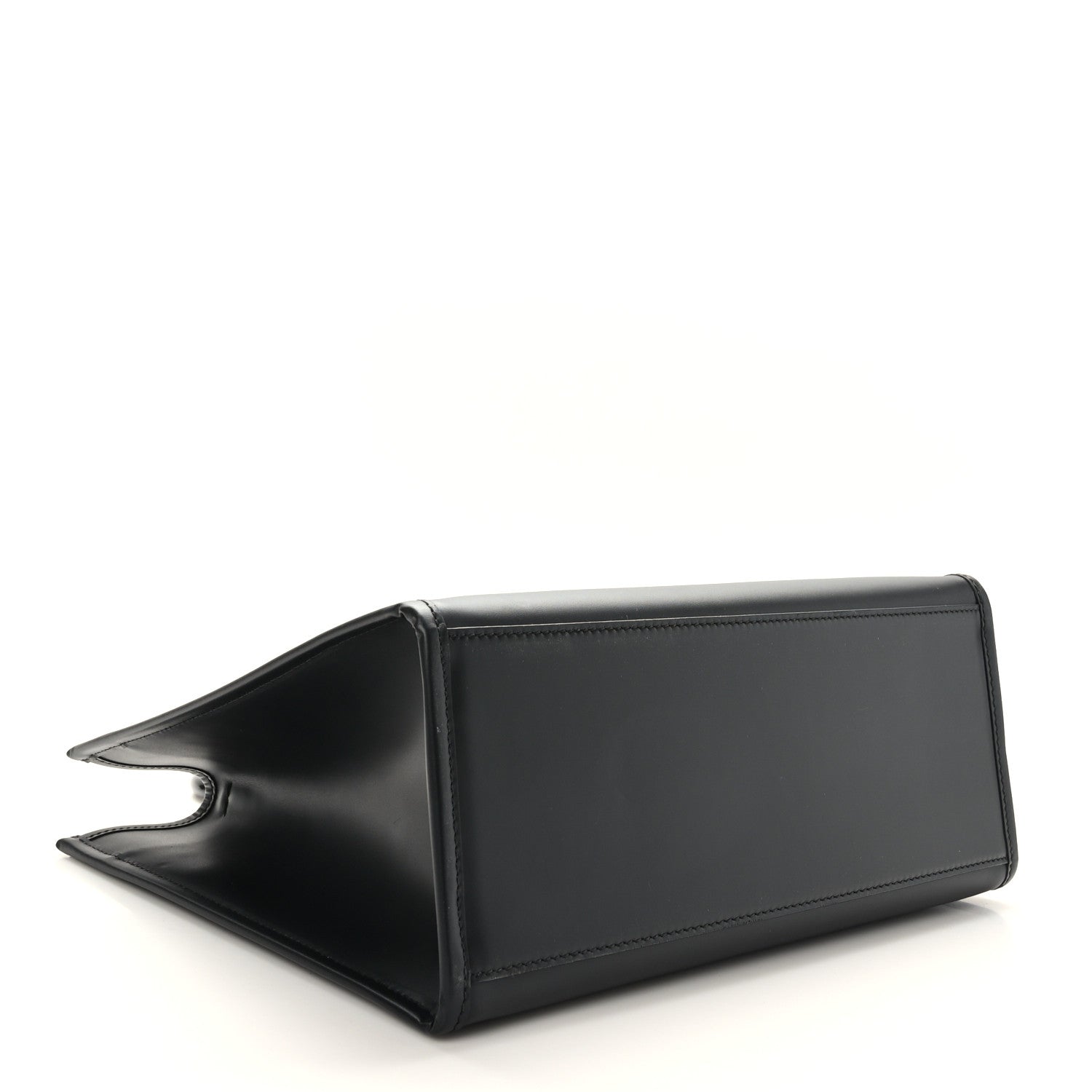 Fendi X VERSACE Calfskin Plexiglass Fendace Medium Fendi Sunshine Shopper Tote Black 4 of 8