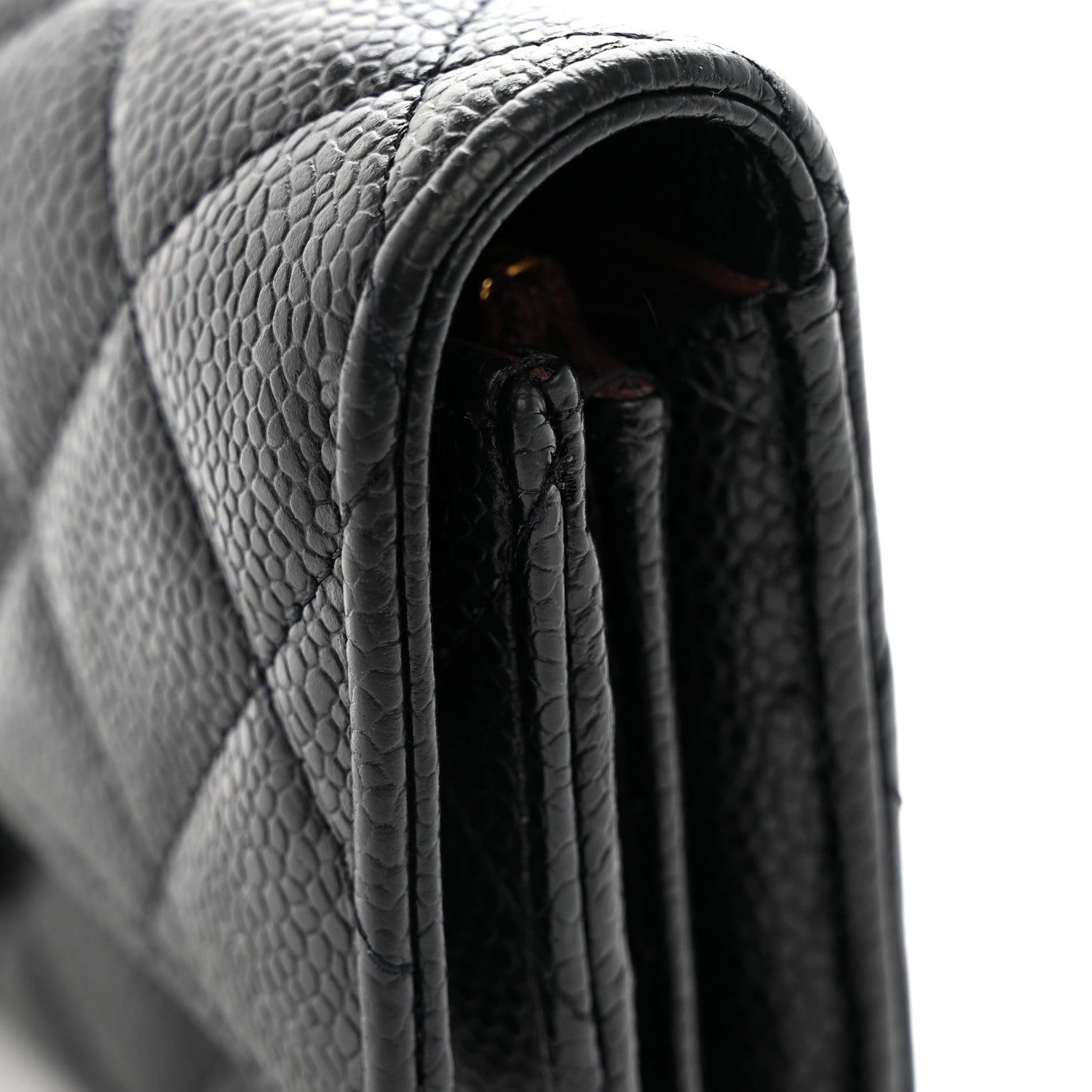 Chanel Caviar Quilted Large Flap Wallet Black 9 of 11
