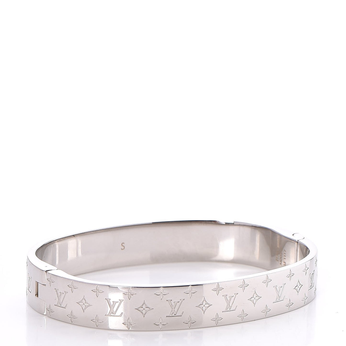 Palladium Monogram Nanogram Cuff S