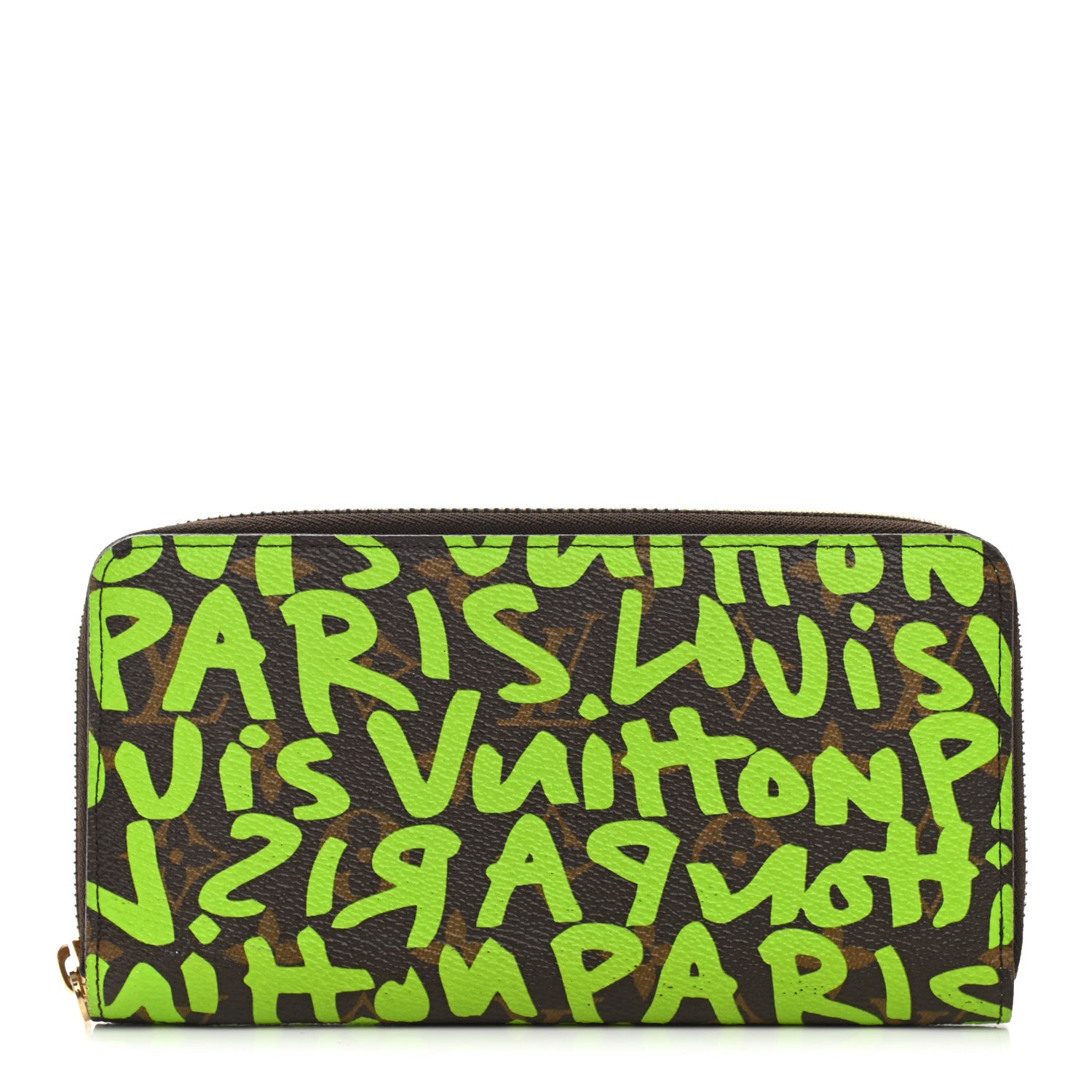 Louis Vuitton Monogram Graffiti Zippy Wallet Green 1 of 10