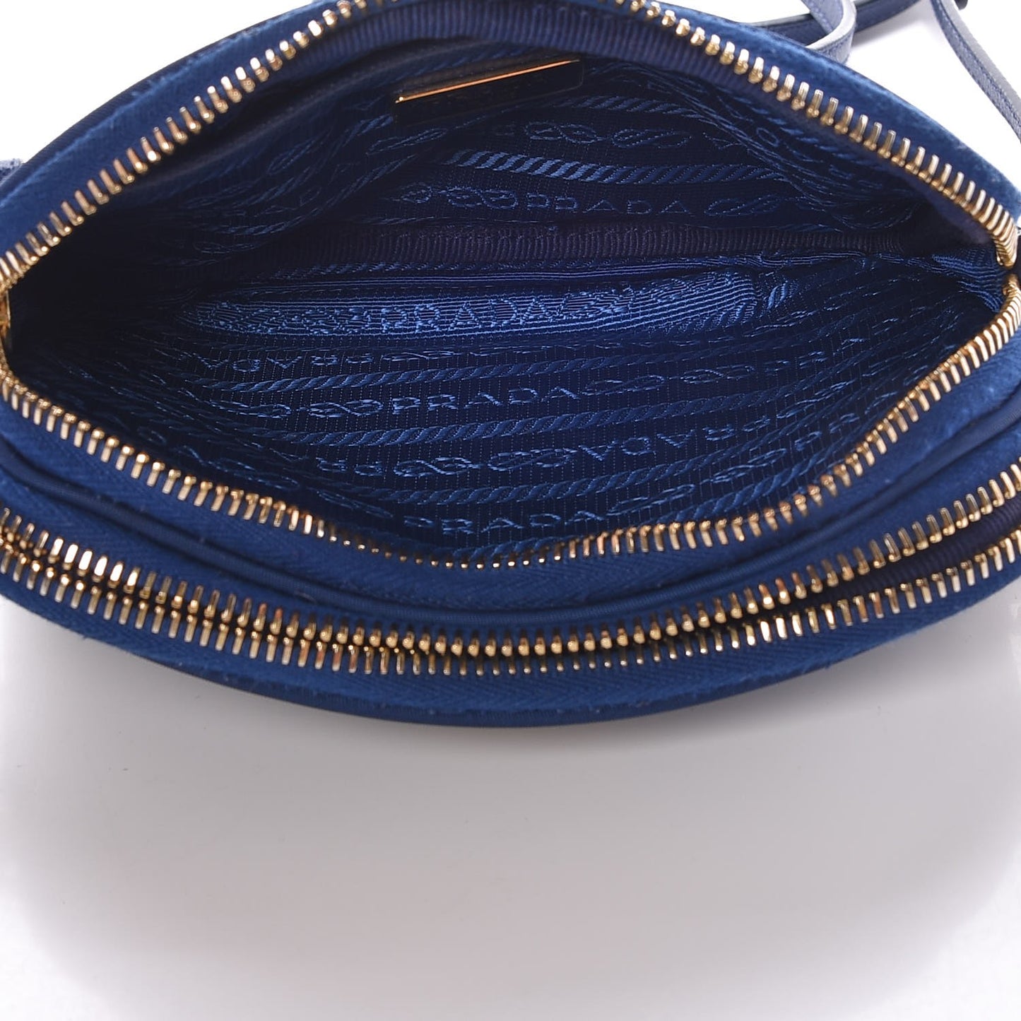 Tessuto Nylon Convertible Crossbody Wristlet Royal