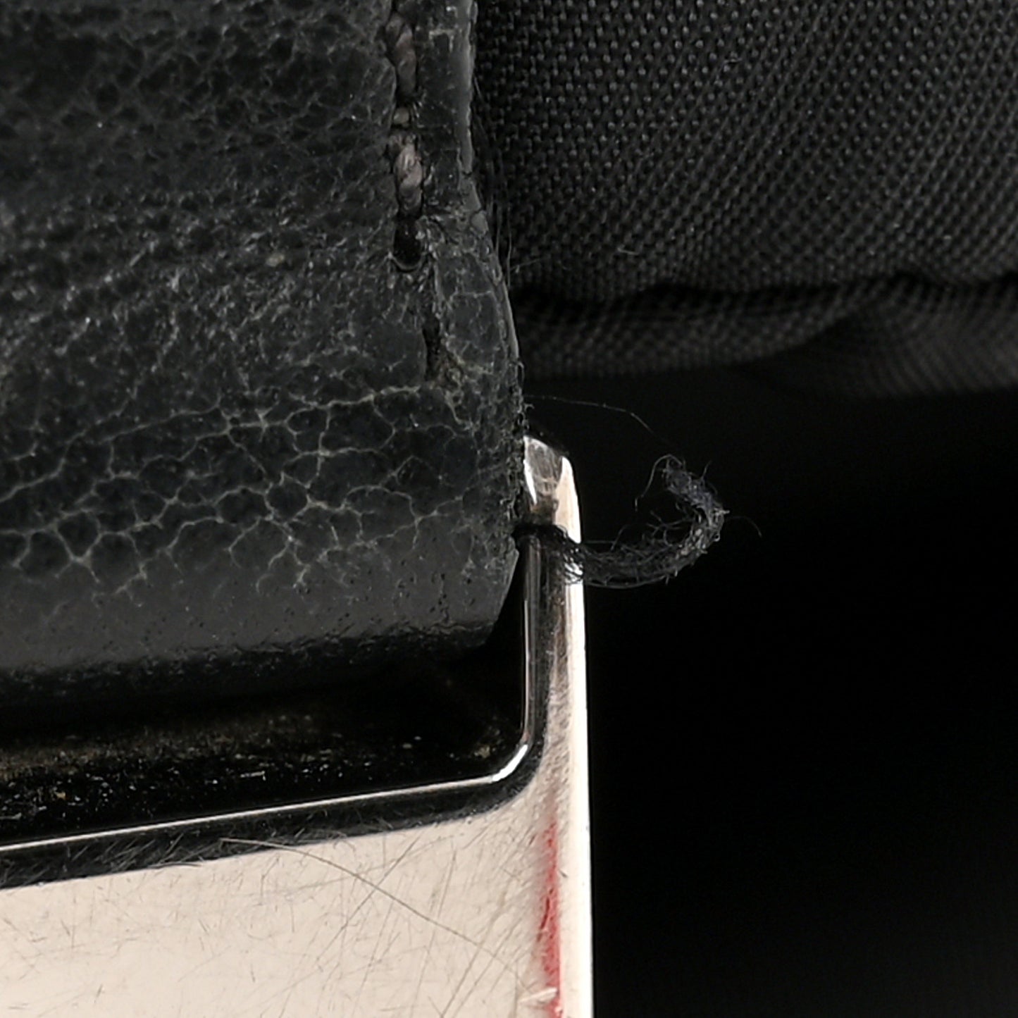 Tessuto Nylon Bomber Messenger Black