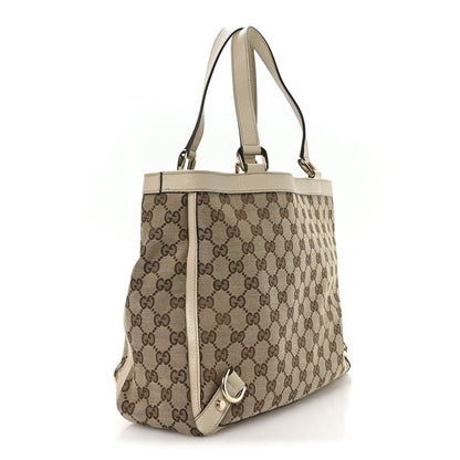 Gucci Monogram Medium Abbey Tote White 3 of 10