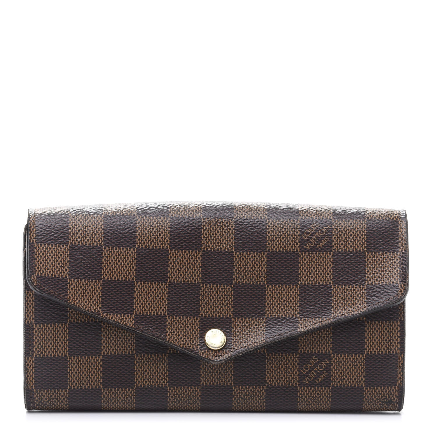 Louis Vuitton Damier Ebene Sarah Wallet NM 1 of 9