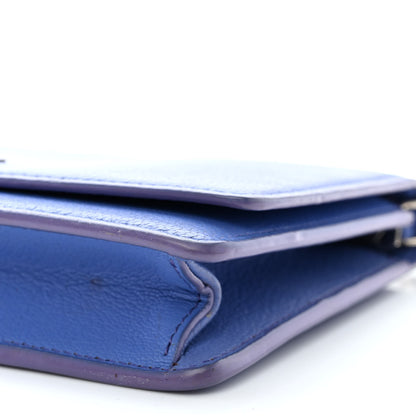 Givenchy Sugar Goatskin Pandora Chain Wallet Blue 12 of 15