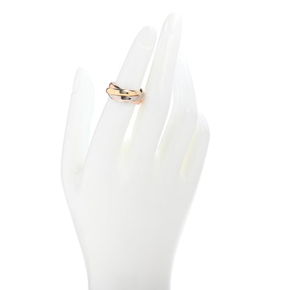 Cartier 18K Pink Yellow White Gold Classic Trinity Ring 51 5.75 2 of 5