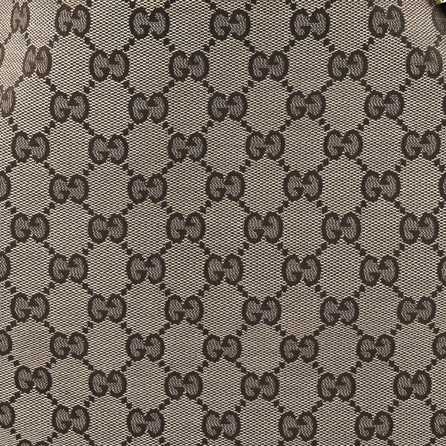 Gucci Monogram Medium Abbey Shoulder Bag Dark Brown 9 of 10