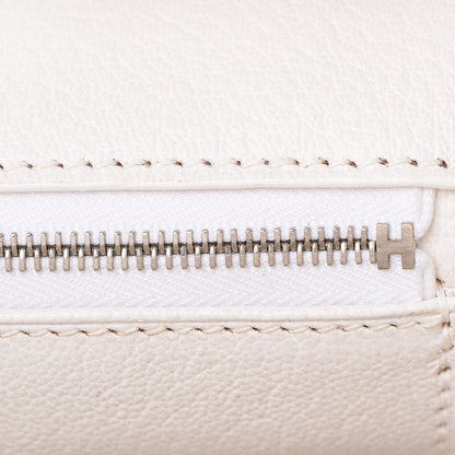 Hermes Taurillon Clemence Birkin 35 White 15 of 44
