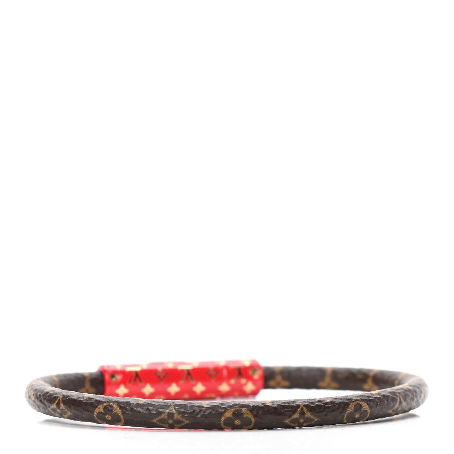Monogram Confidential Bracelet 17 Red
