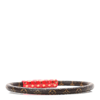 Louis Vuitton Monogram Confidential Bracelet 17 Red 2 of 2