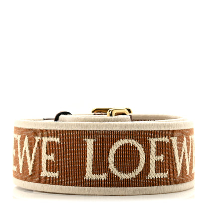 Loewe Calfskin Jacquard Anagram Strap Tan Pecan 2 of 6