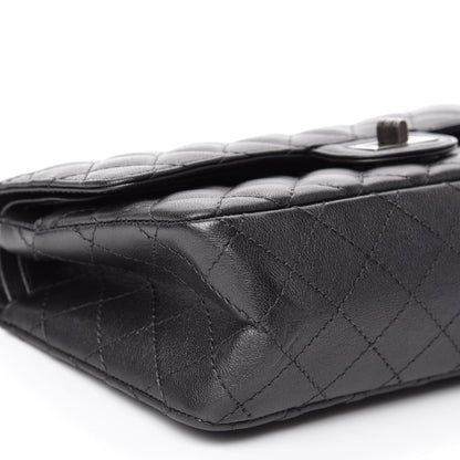 Chanel Metallic Sheepskin Quilted 2.55 Reissue 225 Flap Black 6 of 10
