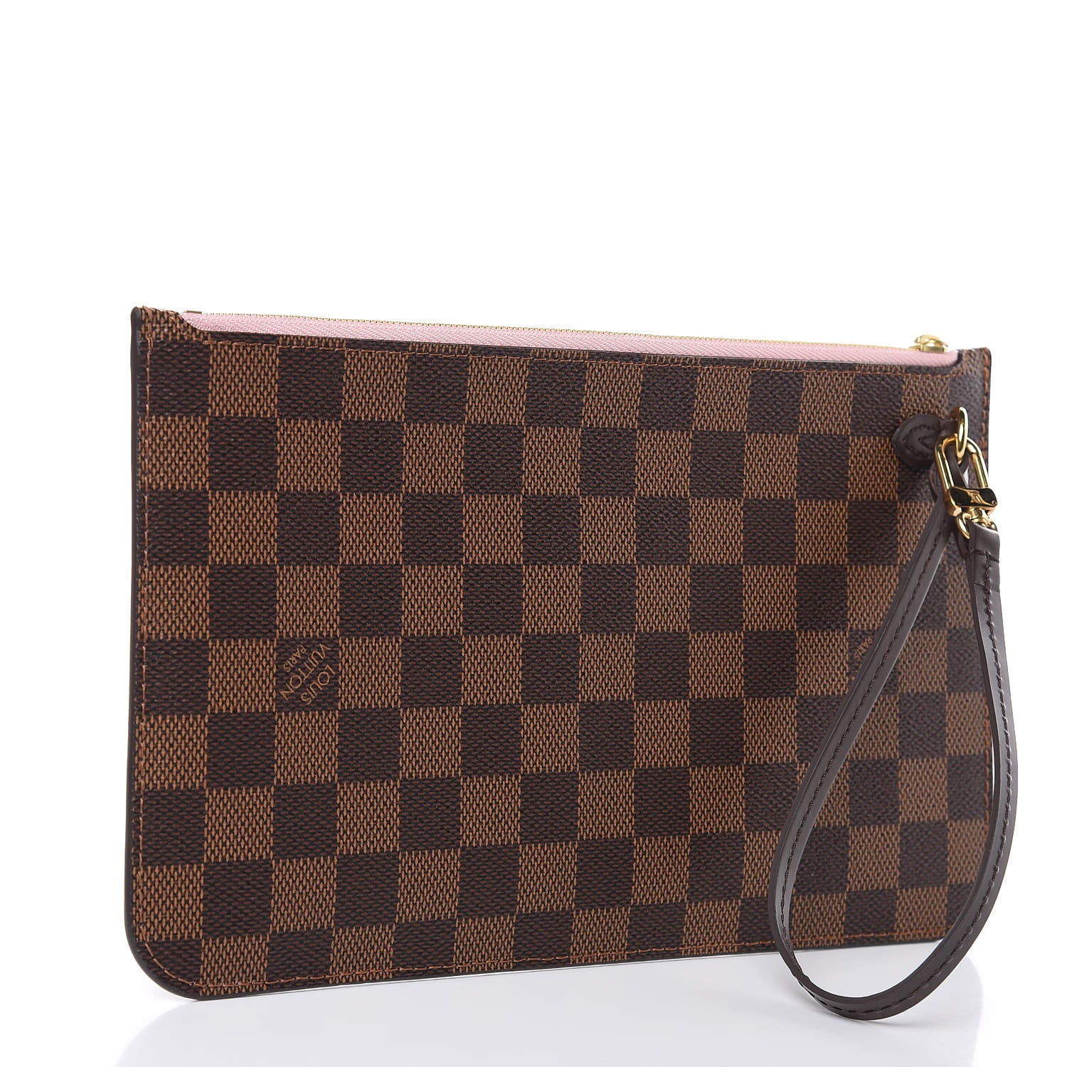 Louis Vuitton Damier Ebene Neverfull MM GM Pochette Rose Ballerine 3 of 7