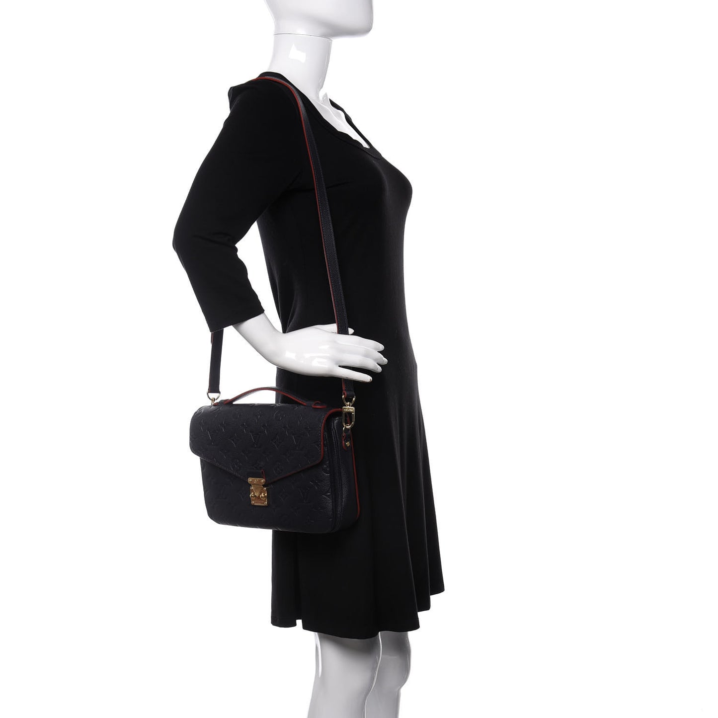 Empreinte Pochette Metis Marine Rouge