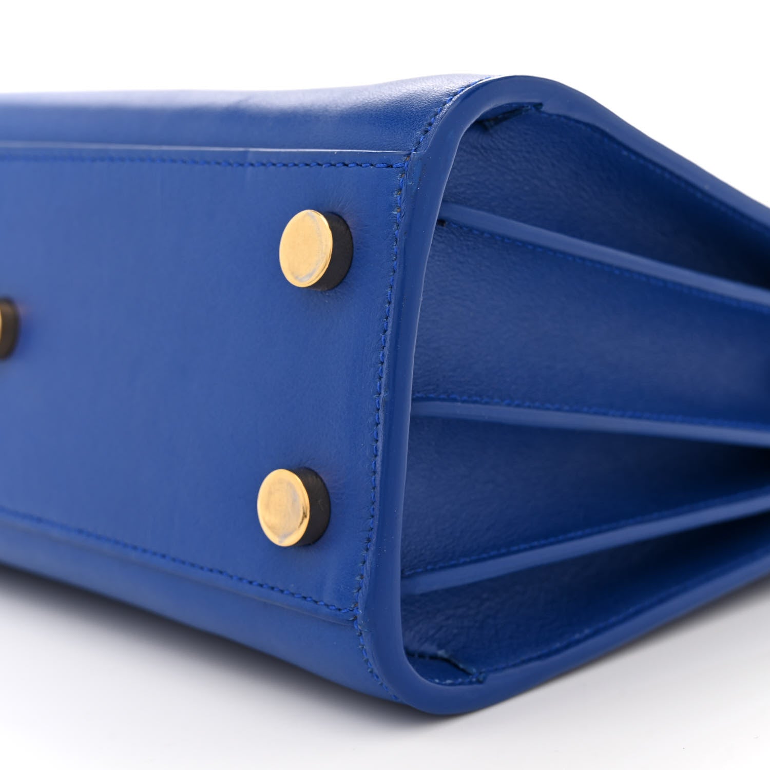 Saint Laurent Calfskin Nano Sac De Jour Royal Blue 9 of 11