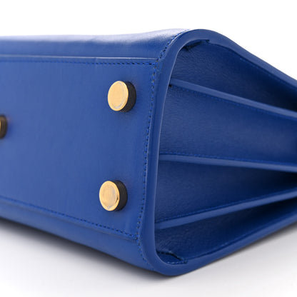 Saint Laurent Calfskin Nano Sac De Jour Royal Blue 9 of 11