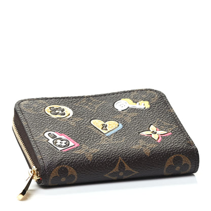 Louis Vuitton Monogram LV Love Lock Zippy Coin Purse 3 of 4