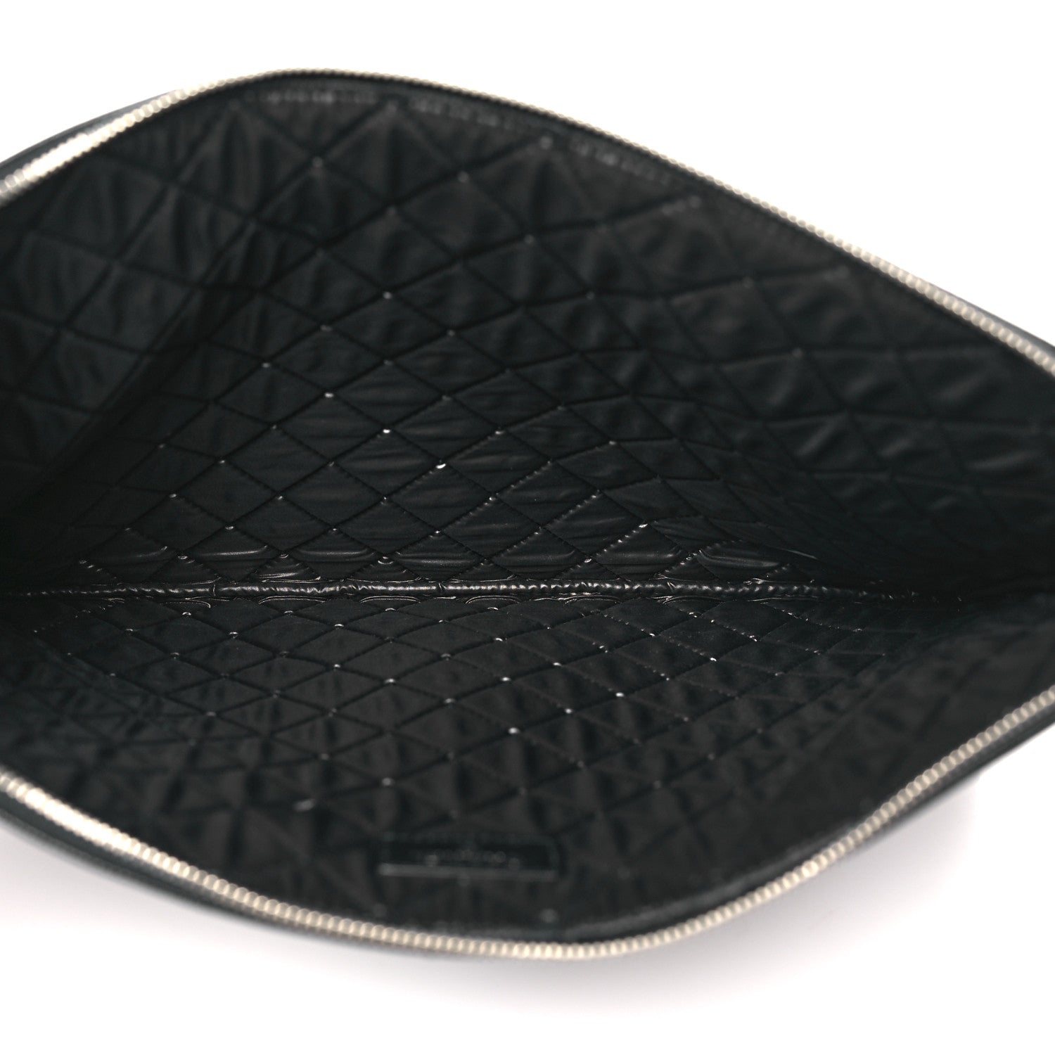 Chanel Caviar Studded Medium Deauville Pouch Black 5 of 11