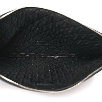 Chanel Caviar Studded Medium Deauville Pouch Black 5 of 11