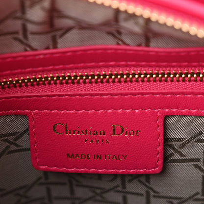 Christian Dior Lambskin Cannage Medium Lady Dior Pink 5 of 8