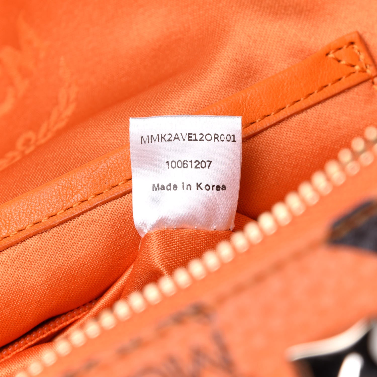 MCM Visetos Side Stud Large Stark Backpack Orange 20 of 28
