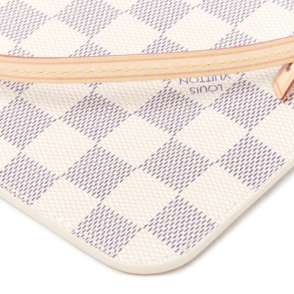 Louis Vuitton Damier Azur Neverfull MM GM Pochette 5 of 8