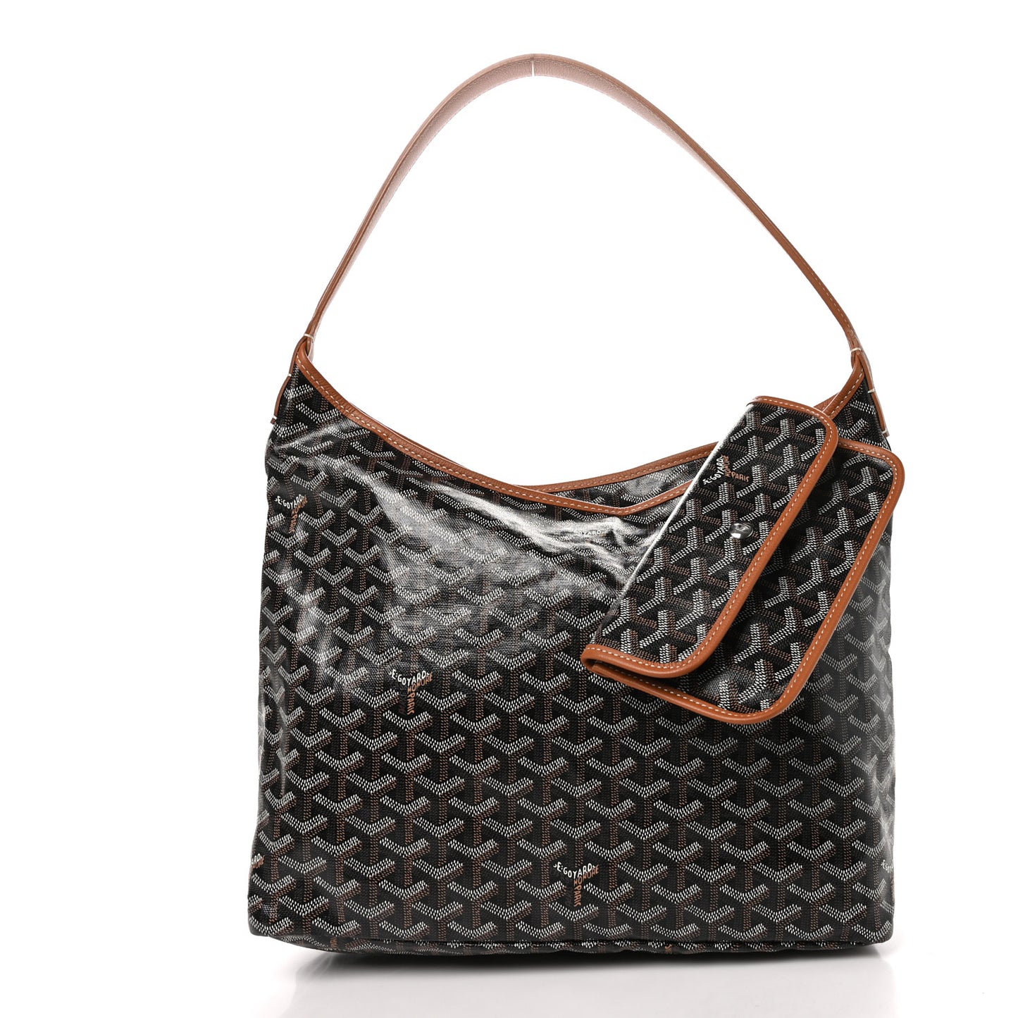 Goyardine Boheme Hobo Black Gold