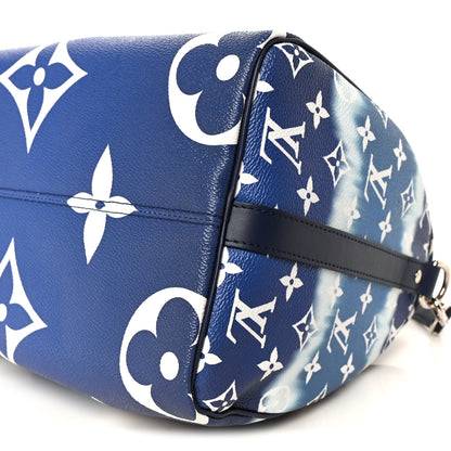 Louis Vuitton Monogram Escale Speedy Bandouliere 30 Blue 14 of 14