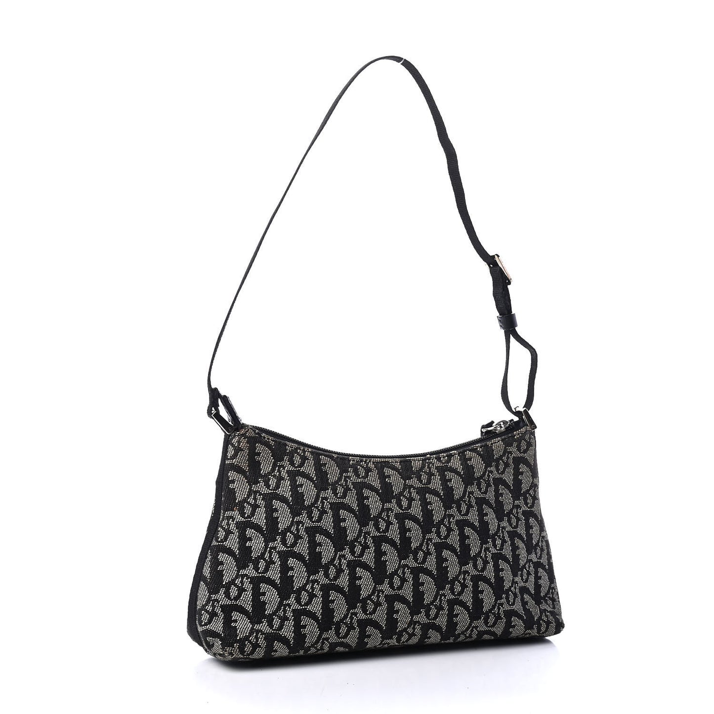Monogram Shoulder Bag Pochette Black