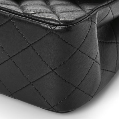 Chanel Lambskin Quilted Mini Square Flap Black 9 of 10
