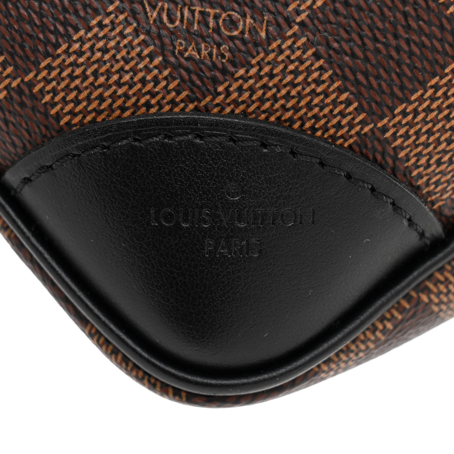 Louis Vuitton Damier Ebene Odeon PM Black 6 of 9