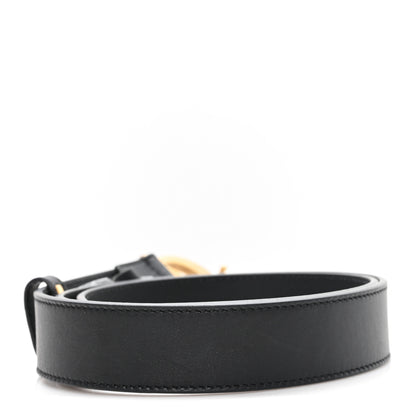 Gucci Calfskin Double G 30mm Belt 80 32 Black 2 of 4