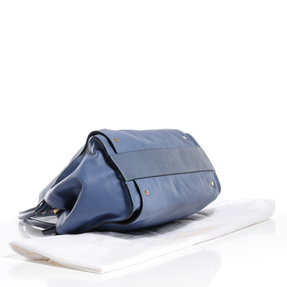 Chloe Calfskin Dree Shoulder Bag Street Blue 4 of 9