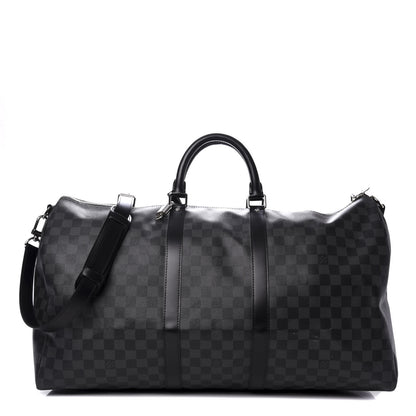 Louis Vuitton Damier Graphite Keepall Bandouliere 55 1 of 13