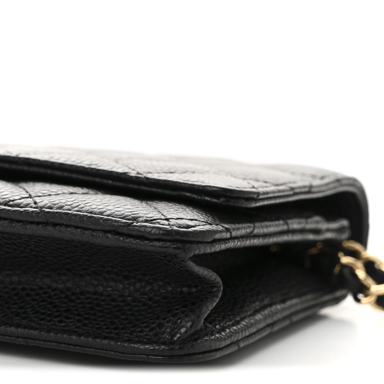Chanel Caviar Quilted Wallet on Chain WOC Black 11 of 12
