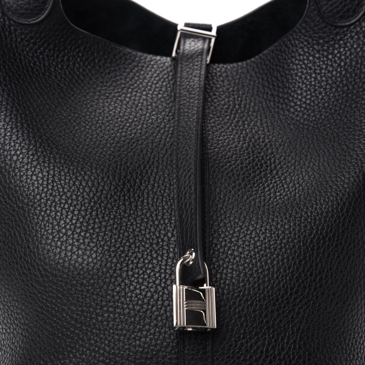 Hermes Taurillon Clemence Picotin Lock 22 MM Black 10 of 11