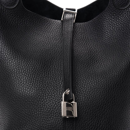 Hermes Taurillon Clemence Picotin Lock 22 MM Black 10 of 11