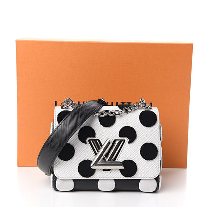 Louis Vuitton Epi Polka Dots Twist Shoulder Bag PM White Black 11 of 11