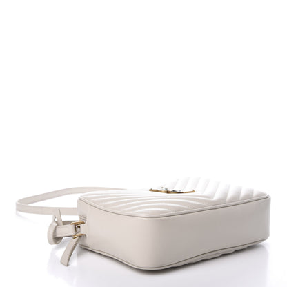 Saint Laurent Calfskin Matelasse Monogram Lou Camera Bag Crema Soft 5 of 20