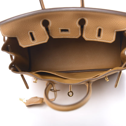 Hermes Togo Birkin 25 Natural Sable 6 of 37