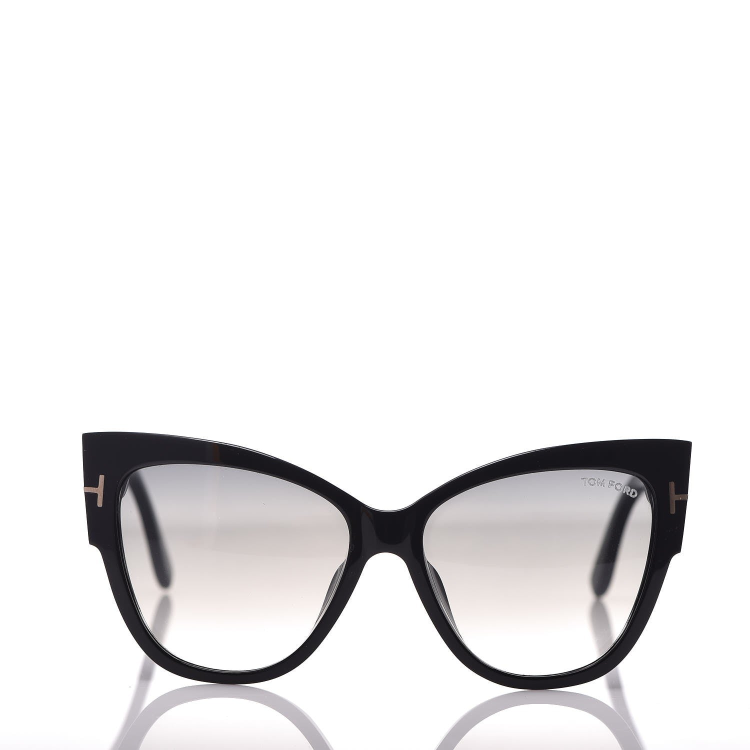 Tom Ford Acetate Anoushka Cat Eye Sunglasses TF371 Black 2 of 7