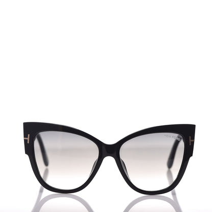 Tom Ford Acetate Anoushka Cat Eye Sunglasses TF371 Black 2 of 7
